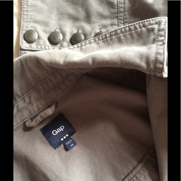 THREDUP GAP Double Breast Military Grey Jacket - Picture 7 of 8